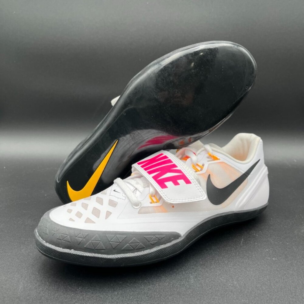 Nike Zoom Rotational 6 White Black Track & Field Throwing Shoes Men’s Size 9.5